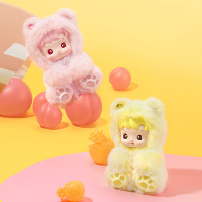 Sealed POPMART HACIPUPU Gummy Bear vinyl plush pendant blind box from Ralphie's Funhouse, featuring colorful bear design.