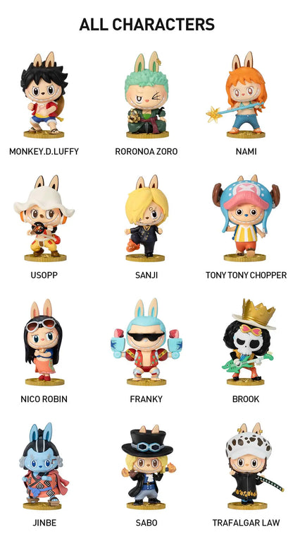 Sealed Ralphie's Funhouse POPMART One Piece Series Labubu figure in a blind box, featuring colorful character design.
