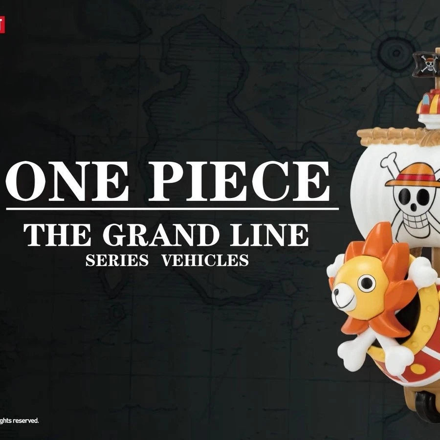 Sealed blind box featuring a Ralphie's Funhouse Popmart One Piece The Grand Line Series collectible figure in packaging.