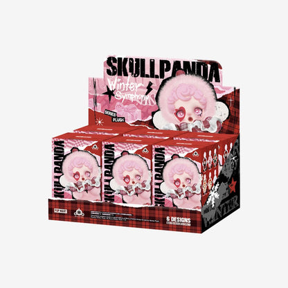 Sealed POPMART Skullpanda Winter Symphony plush keychain blind box by Ralphie's Funhouse, featuring a collectible character.