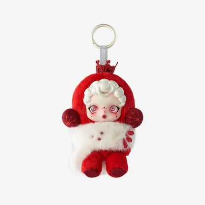 Sealed POPMART Skullpanda Winter Symphony plush keychain blind box from Ralphie's Funhouse, featuring a cute panda design.