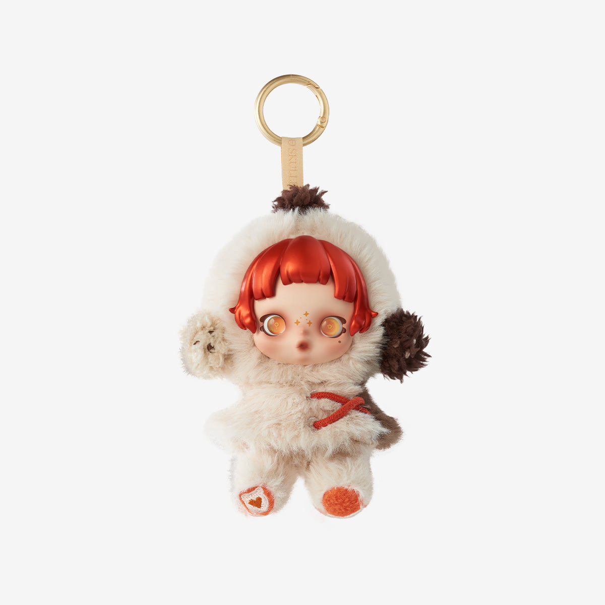 Sealed POPMART Skullpanda Winter Symphony plush keychain blind box from Ralphie's Funhouse, featuring a collectible character in packaging.