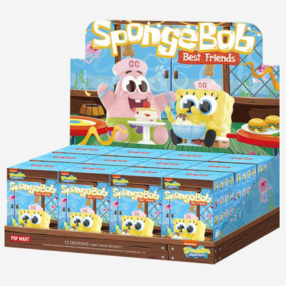 Sealed blind box featuring POPMART SpongeBob Best Friends Series figures by Ralphie's Funhouse, unopened collectible toy package