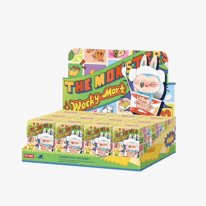 Sealed Ralphie's Funhouse POPMART Wacky Mart Series blind box with colorful cartoon-themed figures inside.