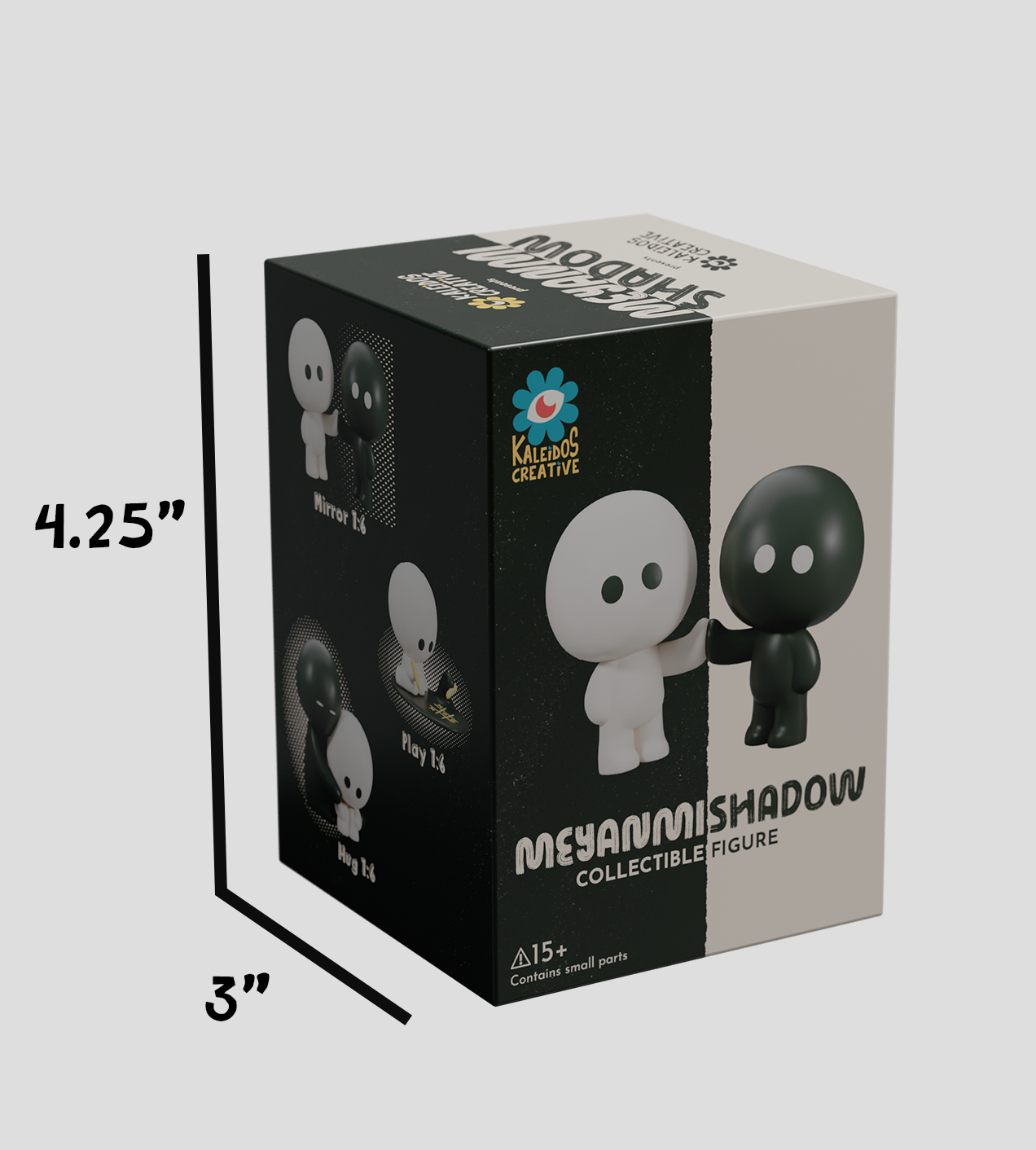 Sealed Kaleidos Creative Meyanmi Shadow blind box from Ralphie's Funhouse, featuring colorful packaging and collectible toy inside.