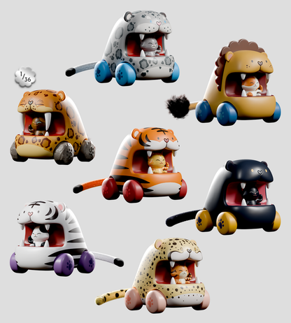Sealed blind box featuring Kaleidos Creative Big Top Chomps collectible toy from Ralphie's Funhouse.