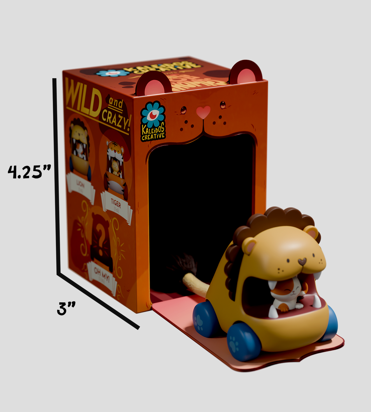 Sealed Ralphie's Funhouse Kaleidos Creative Big Top Chomps blind box featuring colorful artwork and collectible toy characters.
