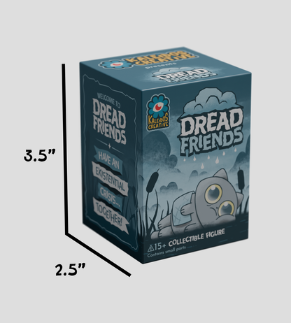 Sealed Kaleidos Creative Dread Friends Blind Box by Ralphie's Funhouse featuring colorful collectible figures inside.