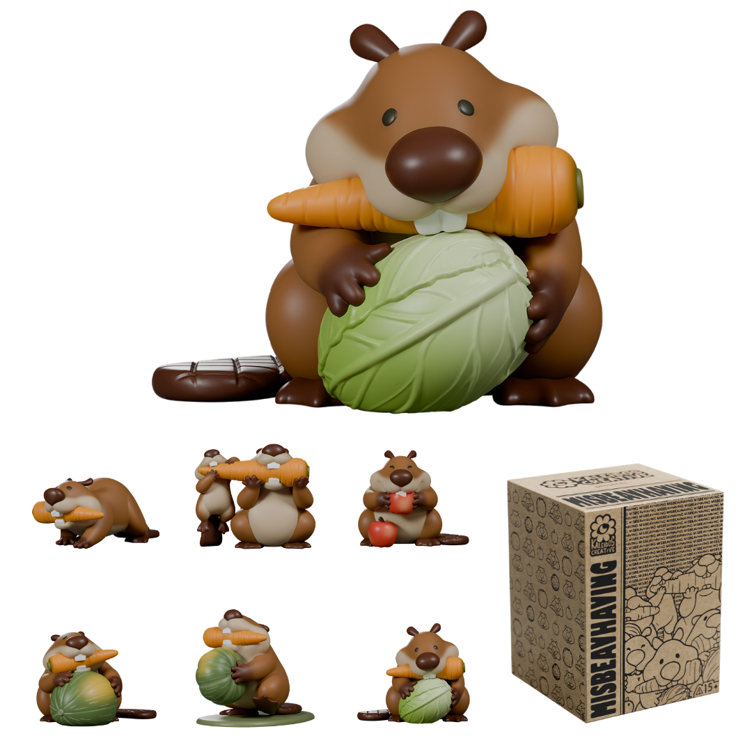 Sealed Kaleidos Creative MISBEAVHAVING Blind Box from Ralphie's Funhouse, featuring colorful artwork and collectible design.