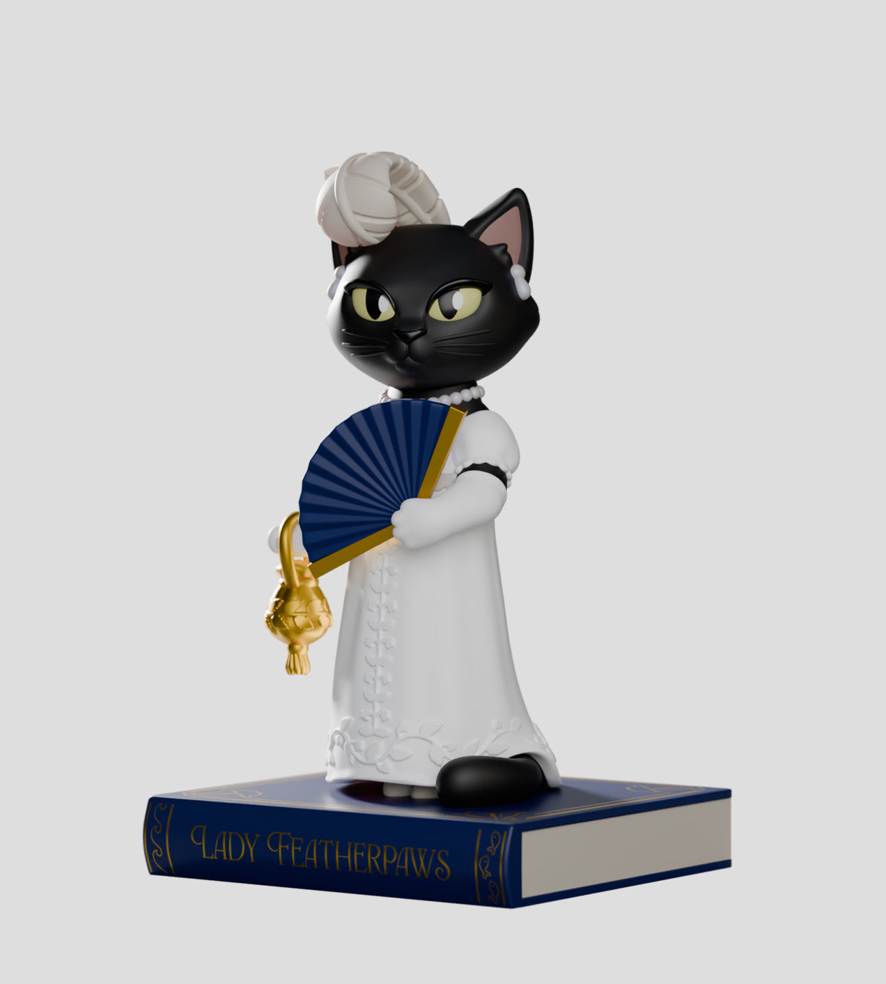 Sealed Kaleidos Creative Regency Cats blind box by Ralphie's Funhouse featuring colorful cat illustrations on packaging.