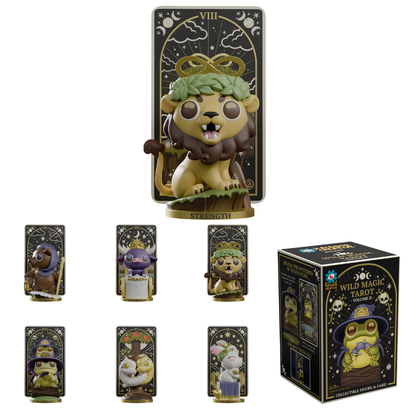 Sealed Kaleidos Creative Wild Magic Tarot Volume 2 blind box by Ralphie's Funhouse, featuring colorful mystical tarot card art.