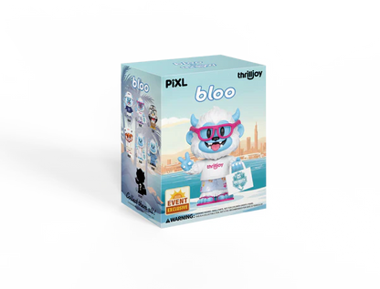 Sealed Ralphie's Funhouse Thrilljoy BLOO-niverse PIXL blind box vinyl with chance to win one of 300 rare chase figures.