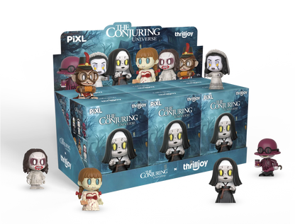 Sealed Ralphie's Funhouse Thrilljoy The Conjuring Universe PIXL blind box vinyl with a chance at rare chase pieces and a 12-inch MEGA PIX