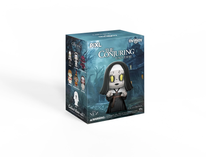Sealed Ralphie's Funhouse Thrilljoy The Conjuring Universe PIXL blind box vinyl with chance to win rare chase pieces and Mega PIX.