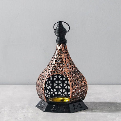 Ramadan Decoration Openwork Iron Candle Holder (MR072)