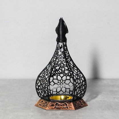Ramadan Decoration Openwork Iron Candle Holder (MR072)