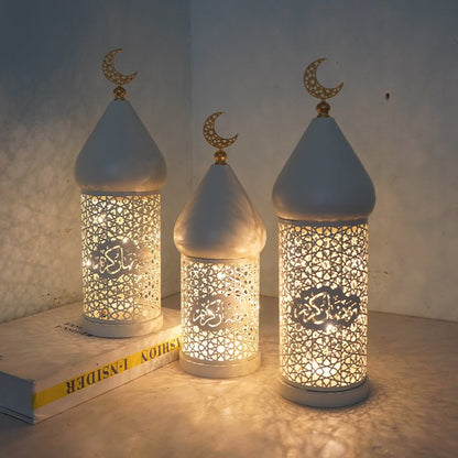 Ramadan Eid Candle Lantern Metal Craft Decorative Light (MAC380)