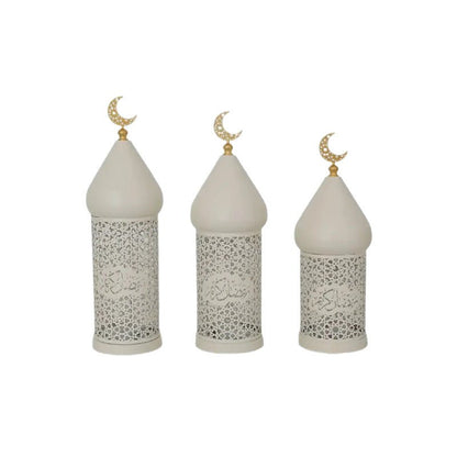 Ramadan Eid Candle Lantern Metal Craft Decorative Light (MAC380)