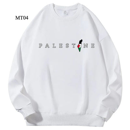 Ramadan Keffiyeh Customizable Sweatshirt for Adults – High-Quality, No-Hood Design (MTC003)