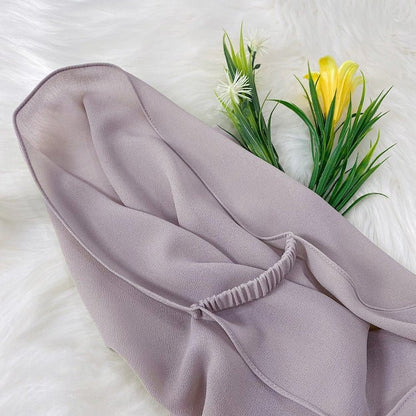 Ready-to-Wear Hijab with Adjustable Elastic (MH219)