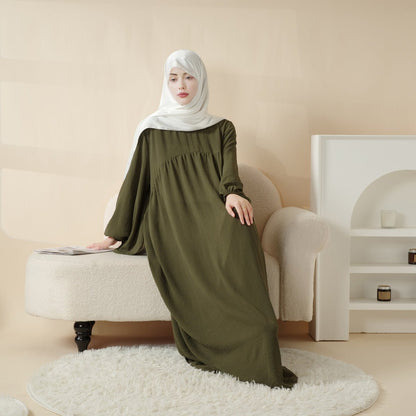 Reversible Abaya Made With Crepe Fabric (MA035)