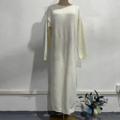 Ribbed Knit Maxi Dress(MS443)
