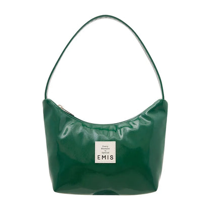 EMIS NEW ENAMEL HOBO BAG