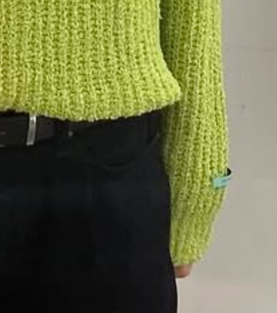 Instantfunk Ms Raglan Knit Pullover - Green( Byeonwooseok Pick)