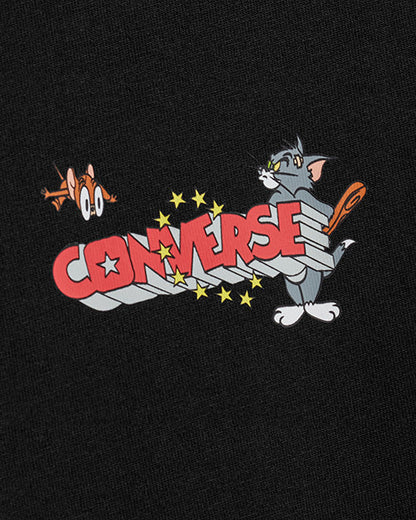 Tom & Jerry Graphic T-shirt Black