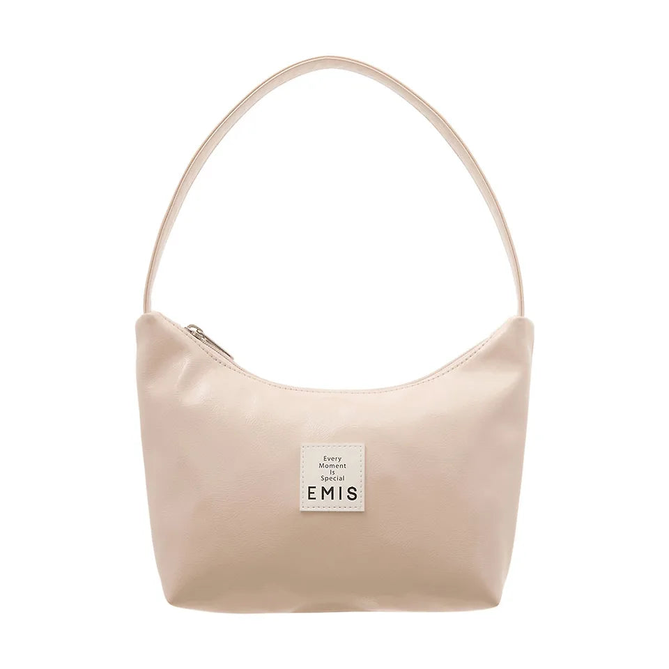 EMIS NEW ENAMEL HOBO BAG