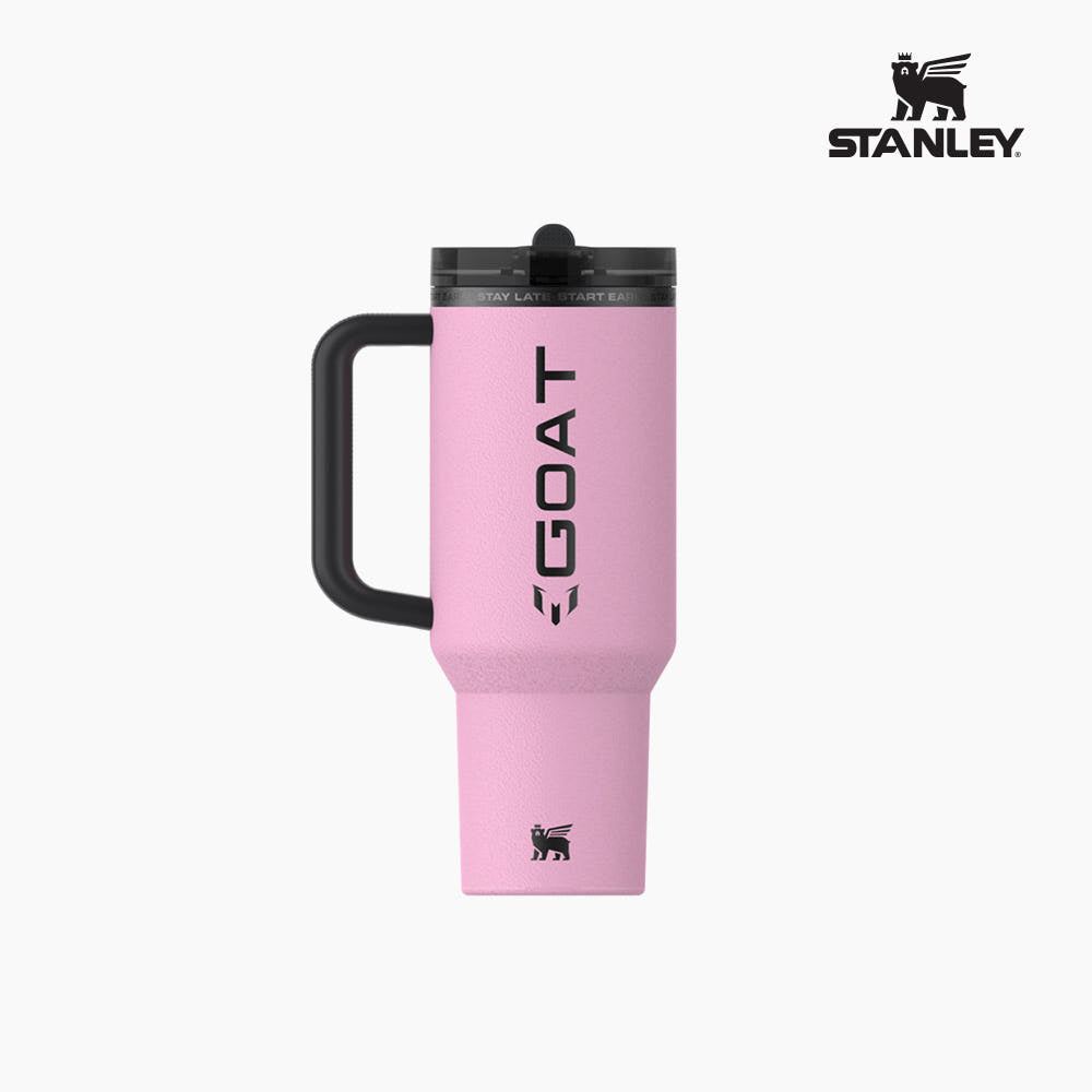 [MESSI X STANLEY] Quencher Pro Tour Flip Straw Tumbler 1.18L Messi Goat Pink