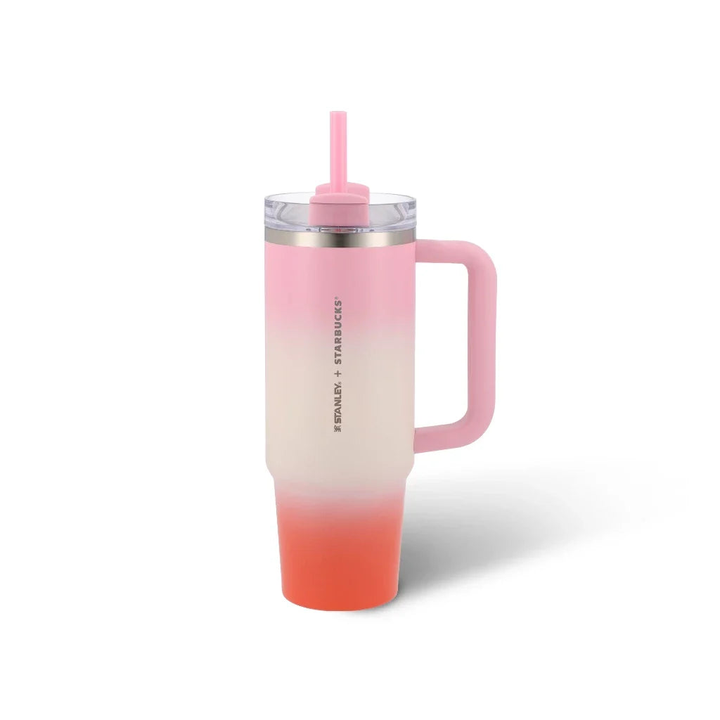 Starbucks + Stanley Pink Gradient  Stainless Steel Cold Cup 30oz
