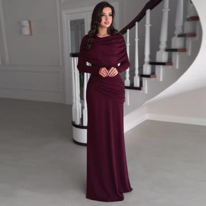 Ruched Bodycon Maxi Dress(MS219)