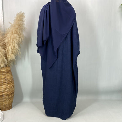 Ruched Drawstring Batwing Top & Wide-Leg Trousers Co-ord Set(MS478)