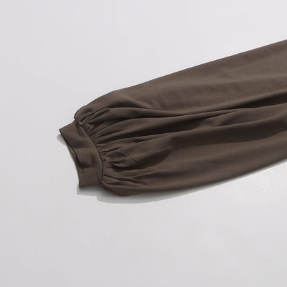 Ruched Dress with Braided Cutout Waist (MS345)