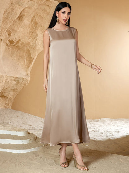 Satin Sleeveless Inner Dress (MA037)