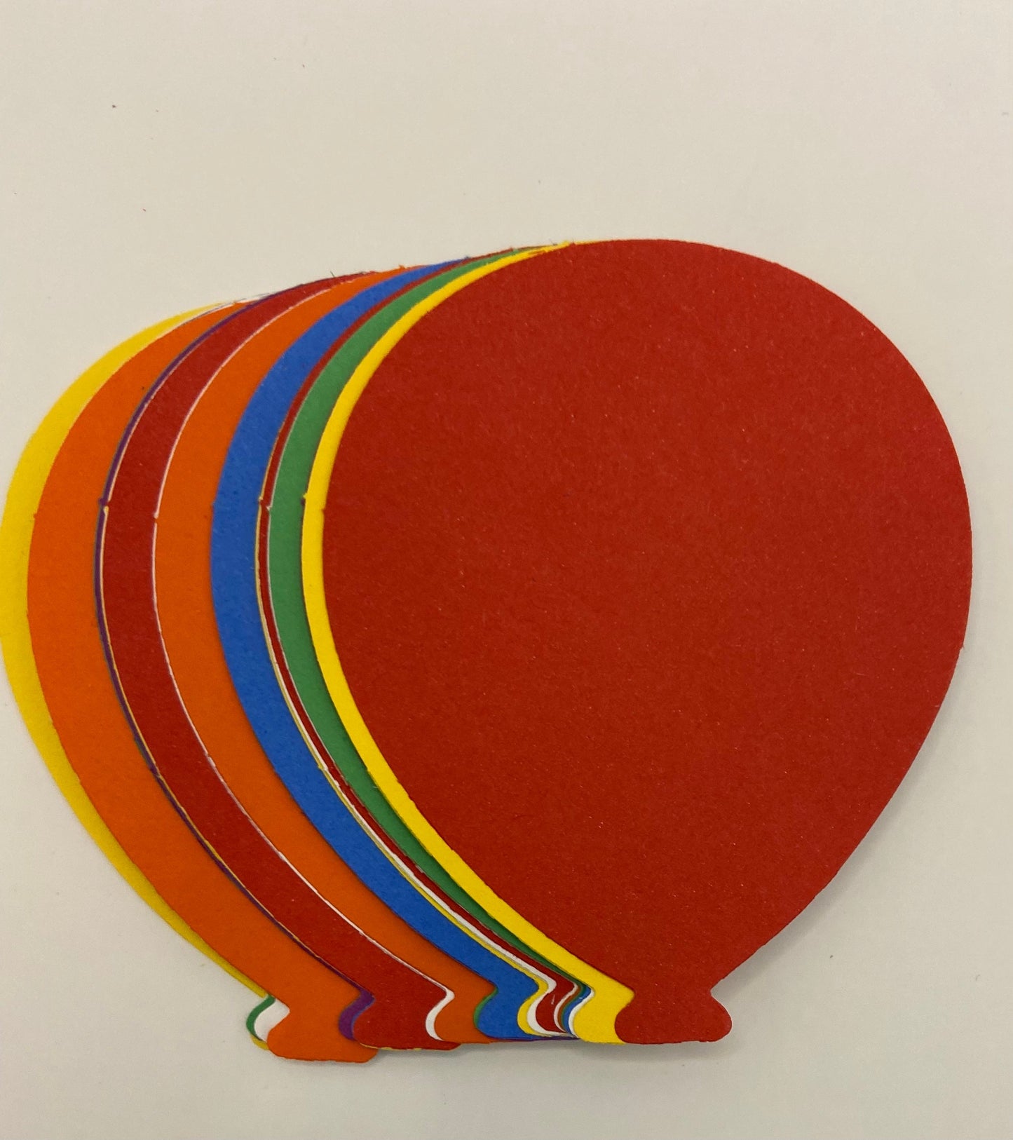 SHAPES ETC. Balloon Assorted Color Creative Cut-Outs- 3"
