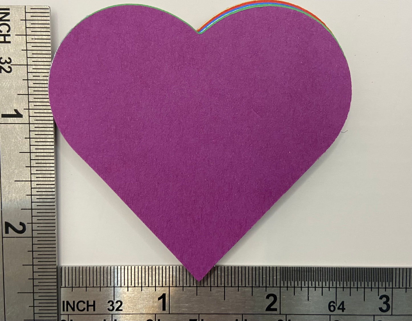 SHAPES ETC. Heart Large Assorted Color Creative Cut-Outs- 5.5”