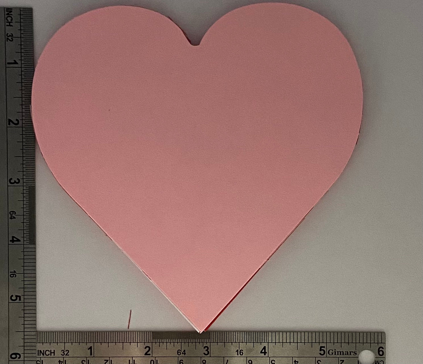 SHAPES ETC. Heart Large Tri-Color Creative Cut-Outs- 5.5”