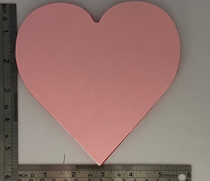 SHAPES ETC. Heart Large Tri-Color Creative Cut-Outs- 5.5”