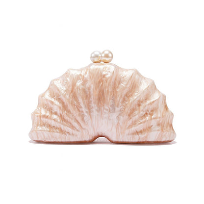 Shell Acrylic Clutch Evening Bag (MAC300)