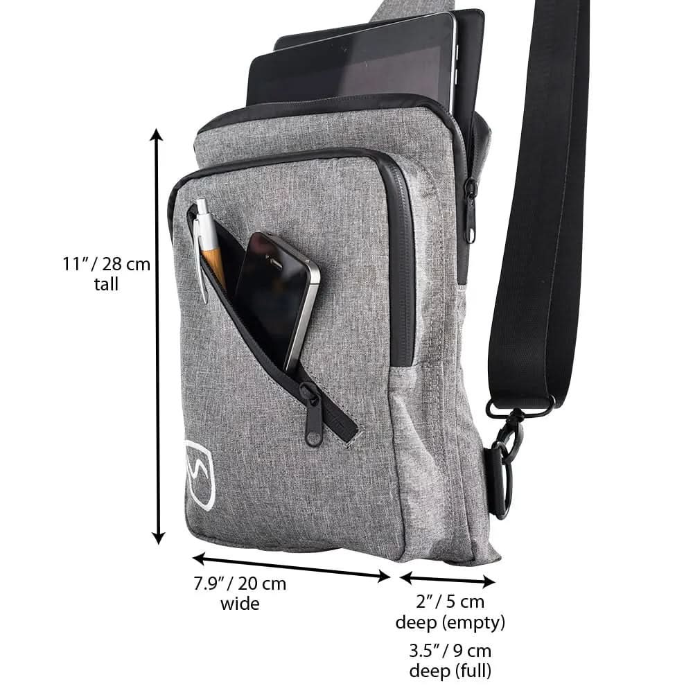 Shield Your Body SYB Sling Bag backpack with adjustable strap and compact design, ideal for everyday carrying.