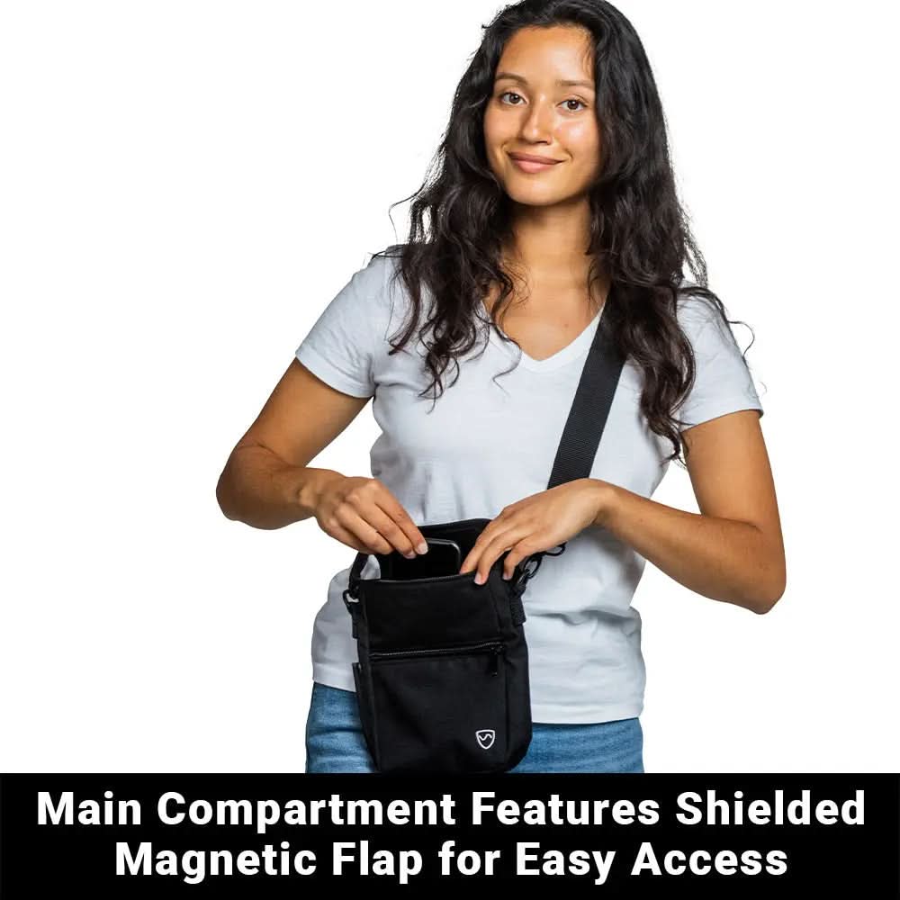 Shield Your Body SYB Phone Pouch Deluxe for mobile phones, featuring a sleek, protective design with secure closure.