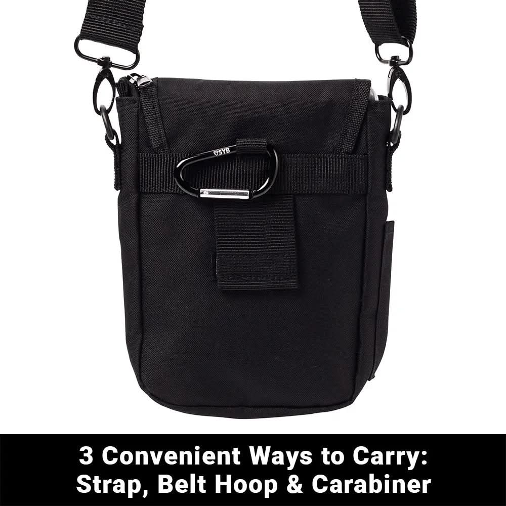 Shield Your Body SYB Phone Pouch Deluxe for mobile phones, featuring a protective, sleek design in black.