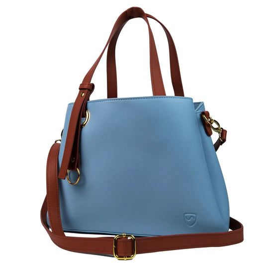 White Shield Your Body SYB Purse for mobile phones, stylish accessory with secure compartments, on a plain background.