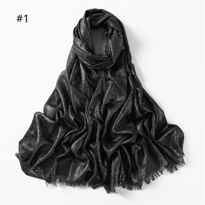Shining Artificial Bright Silk Hijab (MH100)