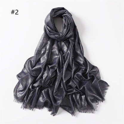 Shining Artificial Bright Silk Hijab (MH100)
