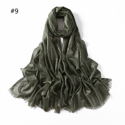 Shining Artificial Bright Silk Hijab (MH100)