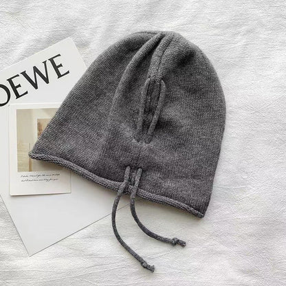 Slouchy Drawstring Beanie Hat(MAC304)