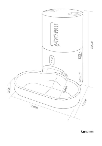 Smart Automatic Pet Feeder with Camera & App Control - 4L Capacity